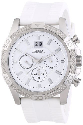 Guess Herren-Armbanduhr XL PHANTOM Analog Quarz Kautschuk W17545G1 Guess Herren-Armbanduhr XL PHANTOM Analog Quarz Kautschuk W17545G1