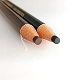 CRYSTALUM® Eyebrow Pencil For Microblading Peel Off Pull Cord,Natural Brown,Black, Grey (Natural Brown)