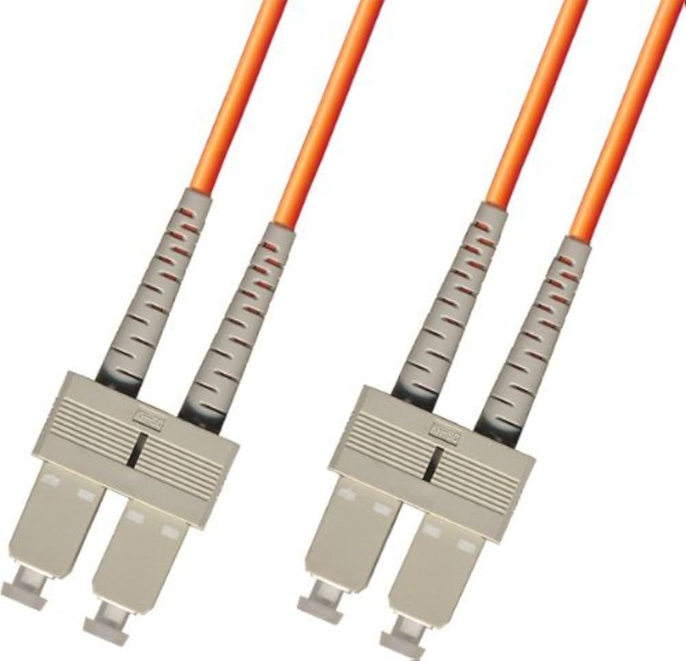 10 m Multimode Duplex Faser Kabel (62, 5/125) - SC auf SC