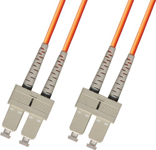 10 m Multimode Duplex Faser Kabel (62, 5/125) - SC auf SC