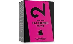 DUAL Pro FAT BURNER COFFEE | Caff&egrave; fitness | Caff&egrave; bruciagrassi | Gusto e aroma delizioso con 16 ingredienti | Potenza, focus e aumento delle prestazioni | 10 Capsule Compatibili con Nespresso