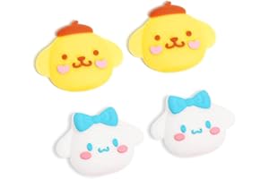 Viwind Copri levette Analogiche in Silicone per Nintendo Switch/Switch OLED Joycon,Joystick Cap,Thumb Grip Caps Cover Kawaii Animal Cartoon-Dog