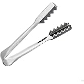 Metal 16 cm Buz ve Şeker Maşası | Tırtıklı Profesyonel Servis Maşası | 4.5 cm Ağız A&ccedil;ıklığı | Dayanıklı Mutfak Gereci