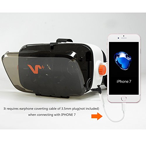 VOX VR BE gafas de realidad virtual Headset gafas 3D con el auricular de 4 0 a 6 2 pulgadas de tel  fonos inteligentes