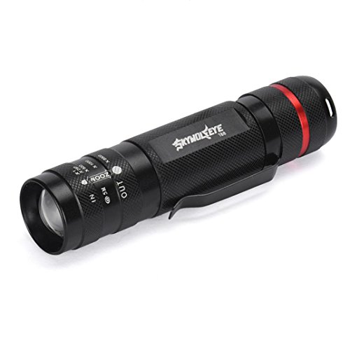 Oyedens Neue 3000lm Zoombaren Cree Xm-L T6 LED 18650 Taschenlampe Superhelle Licht Taschenlampe - 4