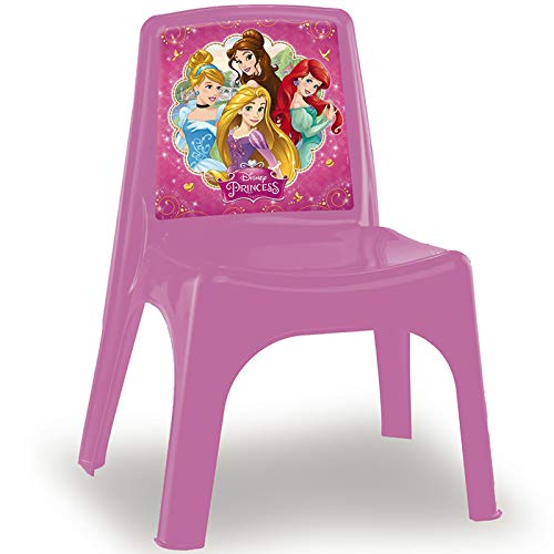 Preisvergleich Produktbild #1018 Kinderstuhl im Disney Princess Design für Drinnen und Draussen • Kindermöbel Kinderstühle Kinder Garten Stuhl Zimmer