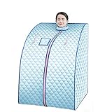 [MOBILE TRAGBARE SAUNA] Im Vergleich zu einer großen Holzsauna bietet diese tragbare Sauna mit Ferninfrarot viel Komfort: Das Saunakit ist mit einer faltbaren Struktur ausgestattet und bietet alles, was Sie brauchen.