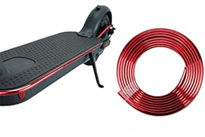 Linghuang Bande anti-collision Bande de protection contre les collisions pour Scooter Xiaomi M365 M187 ES1 ES2 Bande de Pare-chocs protectrice et décorative de planche à roulettes électrique