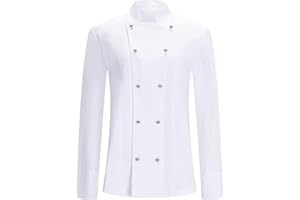 MISEMIYA - Chaqueta COCINERA Mujer - Uniformes Chef Mujer Chaqueta Mujer DE Cocina - Ref.848