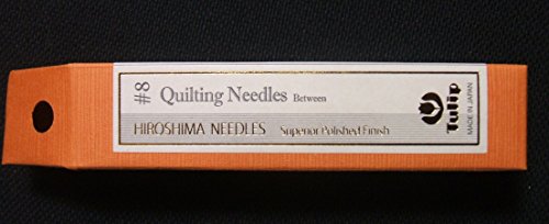 Hiroshima Needles Tulip Size 8 Quilting Between Needle Superior Polished Finish