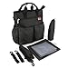 Produktbild Baby Wickelrucksack Mama Umhängetasche Handtasche Tragbar Große Kapazität für Flasche Windeln Babykleidung(Black)
