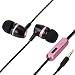 Produktbild Kopfhörer Wired Ohrhörer, 3,5 mm mit Mikrofon Bass Stereo In-Ear-Ohrhörer Kopfhörer Noise Cancelling Headset Ohrhörer für iPhone, iPad, Samsung, Galaxy, Android, Tablet, Laptop, (Roségold)