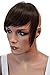 PRETTYSHOP 100% Human hair Clip in Bang Fringe Extensions Hairpiece Div. Colors H313f