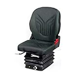 🚜 Verfügbar in drei verschiedenen Sitzpolsterbreiten (400, 450 oder 480 mm) und zwei verschiedenen Polsterbezügen (Kunstleder oder Stoff)