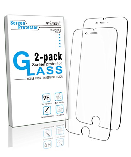 iPhone 8 Screen Protector,Yootech [2-Pack] iPhone 8/7 Tempered Glass Screen Protector for Apple iphone 8,7,iphone 6/6s