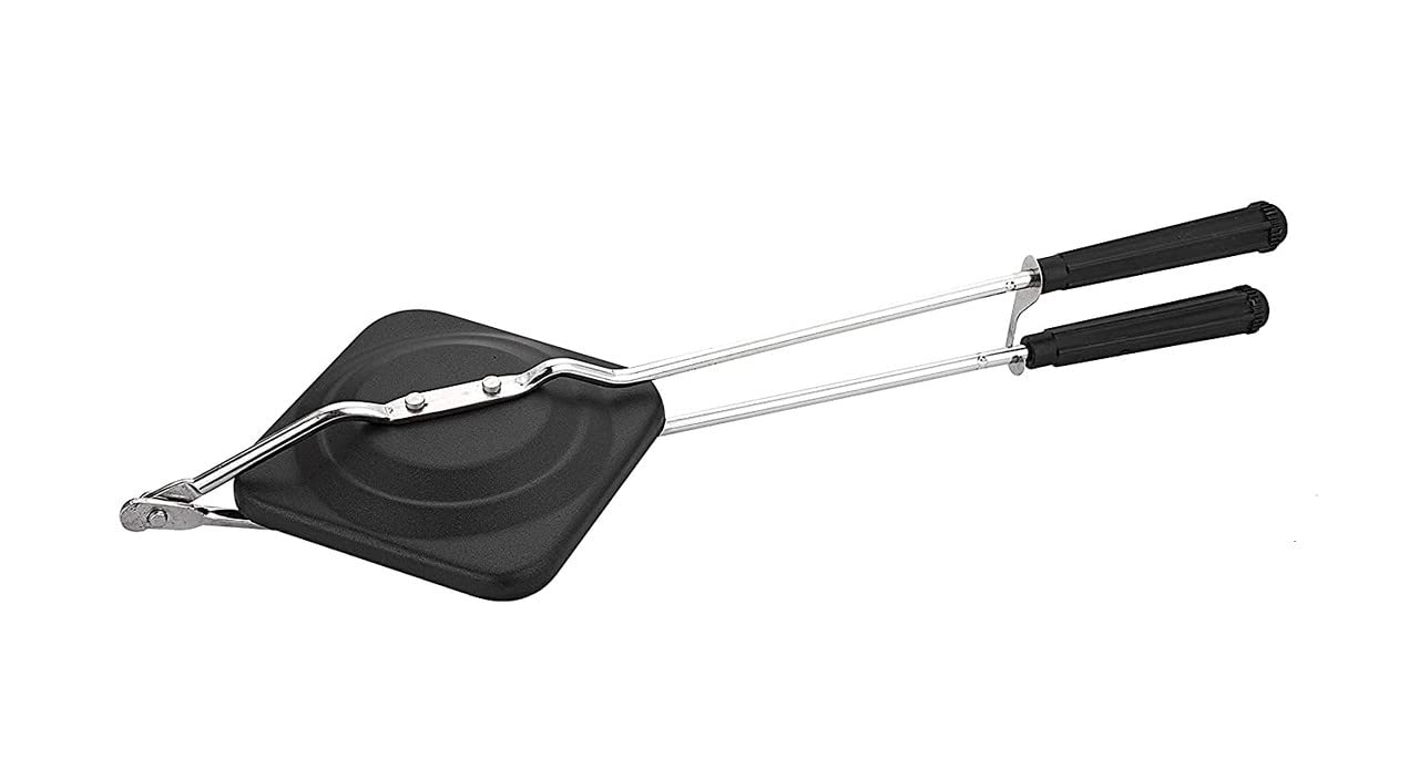 Brittneymart Nonstick Toaster: The Ultimate Black Sandwich Bread Toaster for Gas Burner Stove - A Must-Have Kitchen Appliance!