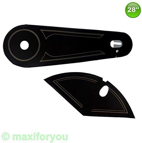 Vollkettenschutz Chain case + Shell Saver Coating Cloth Dutch bicycle 28" 01090103 K - Black