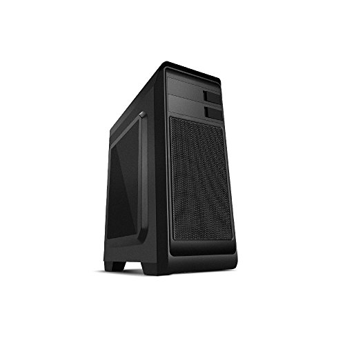 NOX Modus Midi-Tower Negro - Caja de Ordenador  Midi-Tower  PC  SPCC  ATX  Micro-ATX  Frente  Azul 