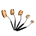 Generic Rose Gold Oval Toothbrush Makeup Brush 5 Pcs Set + Sponge Puff + Lip Gloss24 RS.890.00