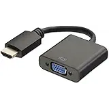 Terabyte HDMI to VGA Converter Adapter Cable (Black)
