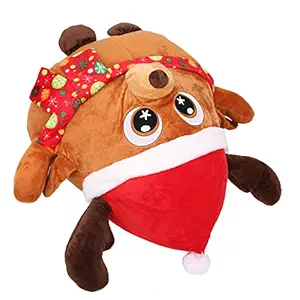 Christmas Plush Toy, Soft Plush Material Christmas Plush, Washable Built?in Music Box for Girls Boys, Kids Christmas Tree(Christmas elk)