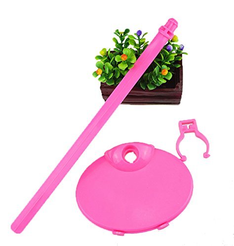 10 Stück Neu Puppenständer Puppenhalter Puppe Ständer Puppen Halter für Barbie Rosa - 4