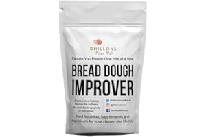 Premium Bread/Dough Improver 200g(120 loaves of bread) | All grain flour dough enhancer, gives strength to flours, improves rise, softness, texture and longevity, from Dhillons Flour Mill,
