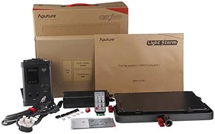 Aputure Light Storm LS 1S Daylight LED Light Panel with V-mount Plate + ILEDGear Softbox Diffuser Kit