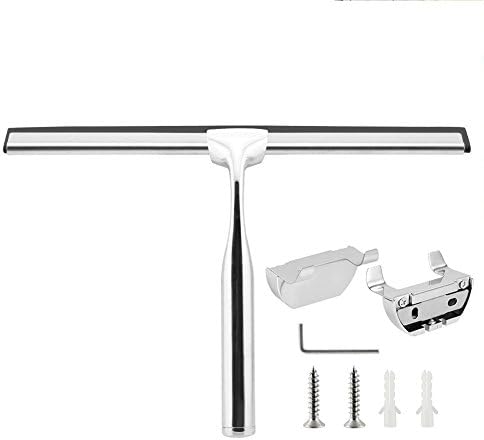 Werded Shower Squeegees/Squeegee Stainless Steel Window Squeegee for Bathroom Mirror Wiper Window Glass Cleaning (NO.2)