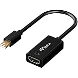 Mini DP to HDMI, Rankie Gold Plated Mini DisplayPort (Thunderbolt Port Compatible) MiniDP to HDMI HDTV Male to Female Adapter - R1130