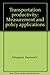 Produktbild Transportation Productivity