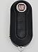 Produktbild Fiat 500 Panda Punto Bravo 2 Knopf Fernschlüssel FOB Fall Shell Schwarz
