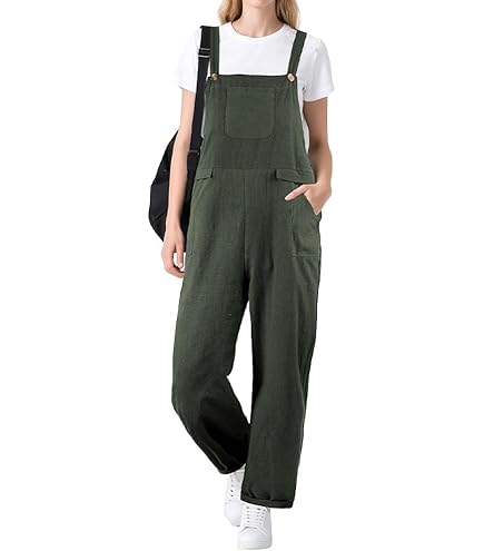 Sexy Tuinbroek van Denim in Contrasterende Kleur Mouwloos met
