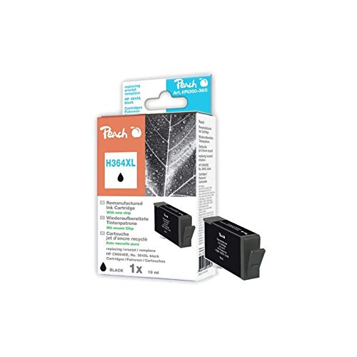 Preisvergleich Produktbild Peach Tintenpatrone schwarz kompatibel zu HP No. 364XL, CN684EE