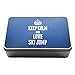 Produktbild Blau Keep Calm und Love Ski Jump Metall Aufbewahrungsdose Box 1893