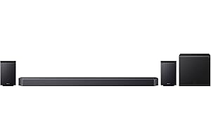 Samsung Barre de Son HW-Q930F/ZF 2025 Dolby Atmos sans Fil, Q-Symphony, 9.1.4 canaux, SpaceFit Sound Pro et Compatible avec Les Assistants vocaux
