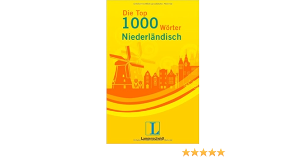 Langenscheidt Die Top 1000 Worter Niederlandisch Amazon De Beersmans Frans Bucher