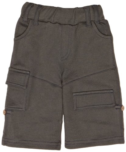 Green Nippers Boy's Shorts (0 - 3 Months, Charcoal Grey)