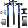 7 Pc Car Body Repair Tool Kit with Fibre Glass Handles