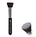 Nanshy 5 Piece Kabuki Makeup Brush Set - Face Application Contouring Blending Liquids Creams Mineral Powders - Onyx Black Kit