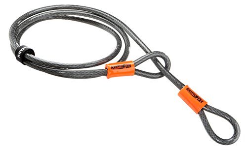 Kryptonite Bügelschloss Kryptolok 2 + KFlex 120cm m. FlexFrame Halter, 3500334 - 6