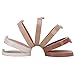 VONISA 5 Colour Makeup Contour Kit-Beauty Cosmetics Highlighter Make Up Base Press Powder Foundation-Sleek Contouring and Highlighting Palette-Brown Shading of Nose Cheek-Professional Full Concealer