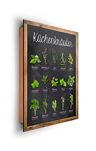 REINDERS Küchenkräuter - Wandbild 40 x 50 cm