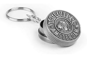Grinder Trita tabacco The Bulldog Amsterdam con portachiavi 2 parti