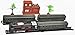 Produktbild Elektrische realistische Eisenbahn RAIL KING "New York Express" - Dampflokomotive + 3 Waggons + lange Eisenbahnstrecke + Zubehör