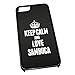 Produktbild Schwarz Cover für iPhone 5/5S 1491 schwarz Keep Calm und Love Sambuca