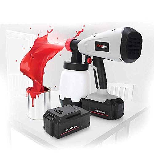 Preisvergleich Produktbild YUHT Farbsprühsystem, Lackierpistole Spritzpistole,Farbspritzpistole,Zaun-... Elektrisches Akku-Spritzgerät Handspray-Sprühpistole für Decken, Wände und Zaun