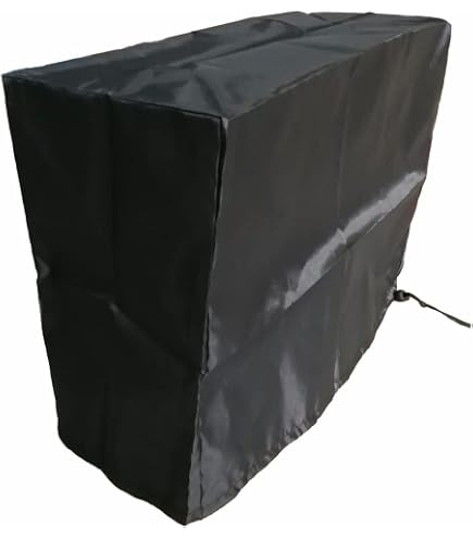 Custodia Antipolvere Per CPU In Tessuto Oxford 420D – Chiusura A Cerniera, Impermeabile, Lavabile, Misura 62x26x52 Cm (Nero)