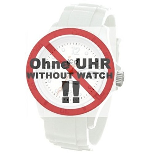 Ice-Watch Uhrband Wechselarmband Original Ersatzband SI S.09 Uhrenarmband Silikon 17 mm Wei Ice-Watch Uhrband Wechselarmband Original Ersatzband SI S.09 Uhrenarmband Silikon 17 mm Wei