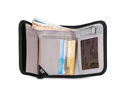 Pacsafe RFIDsafe V125 Diebstahlschutz RFID Tri-Fold Wallet, grau camo - 6